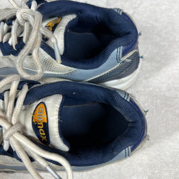 Nike Air Max 95 Midnight Navy Laser Orange Youth Running Shoes Size 5Y 2018 - Picture 8 of 10